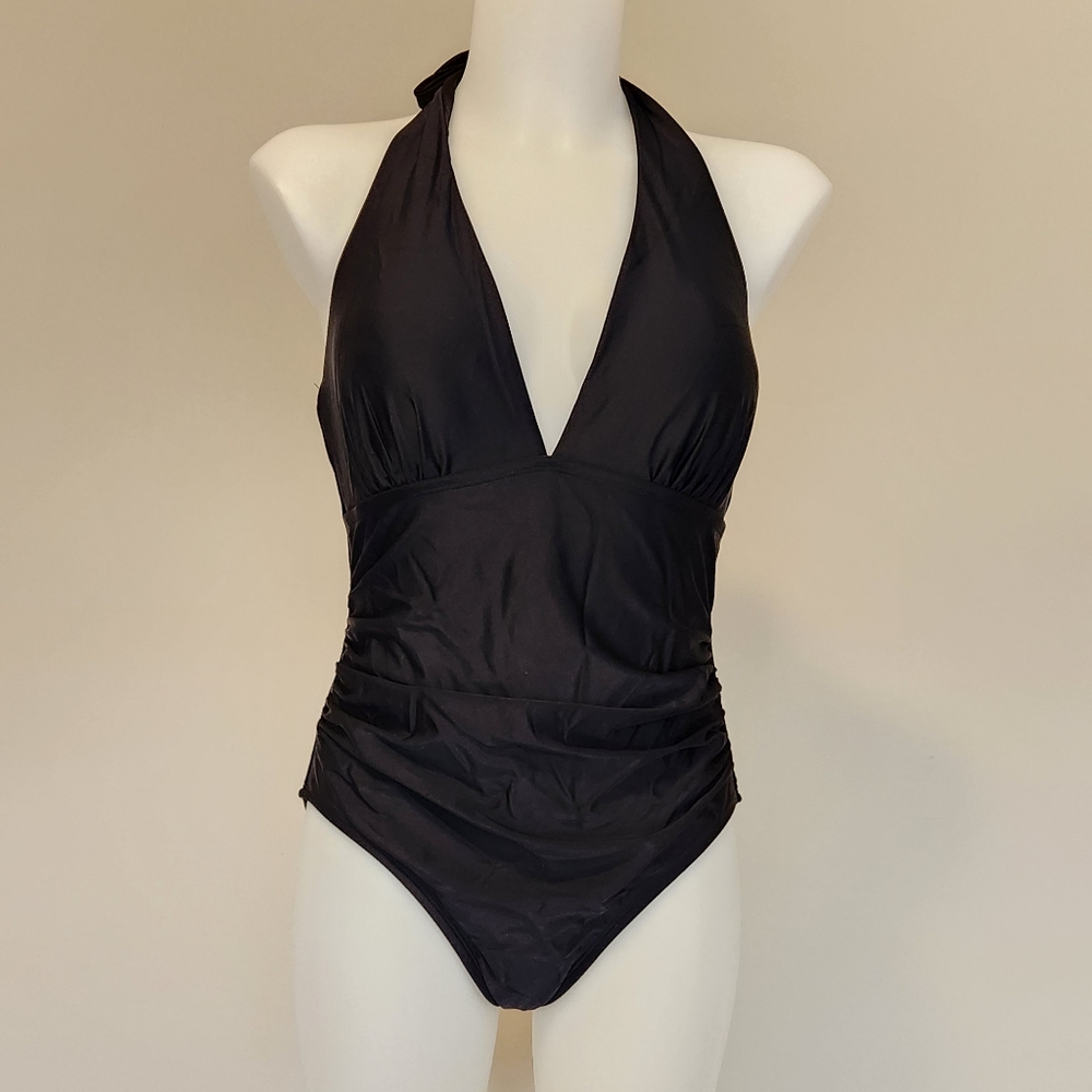 DKNY halter one piece swimsuit